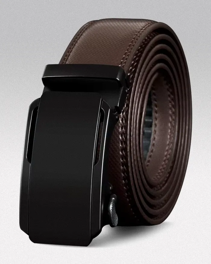 Men's genuine leather belt "Yasho" - Image 2