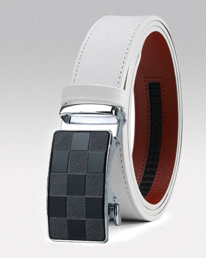 Men's leather automatic buckle belt "Lizuka" - Image 2