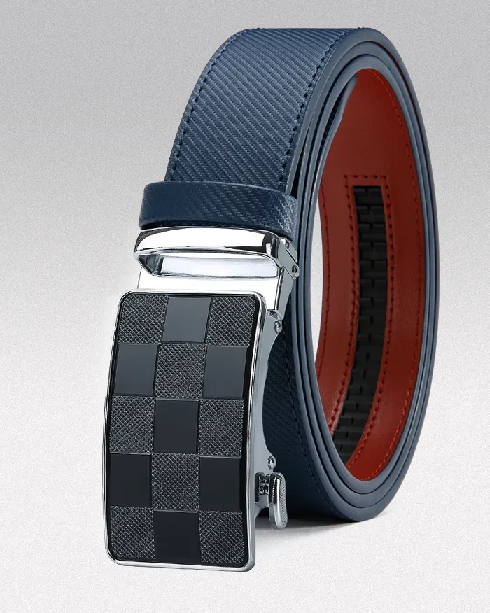 Men's leather automatic buckle belt "Lizuka" - Image 3