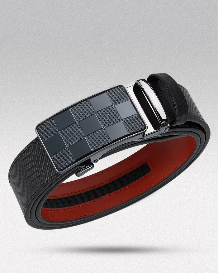 Men's leather automatic buckle belt "Lizuka" - Image 5