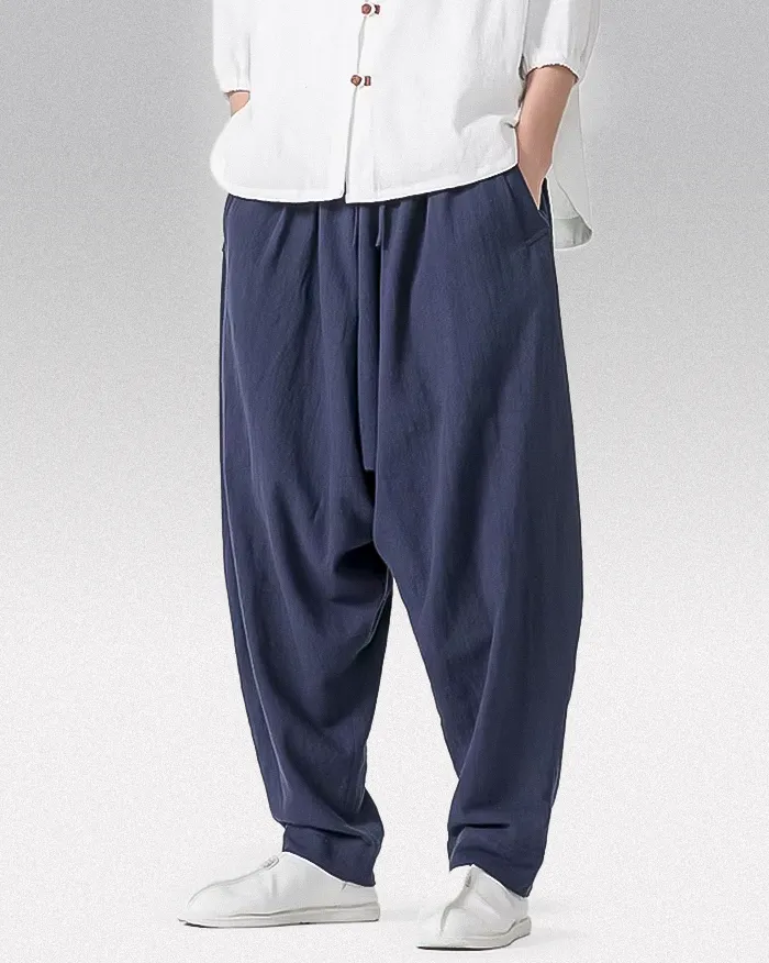 Men's linen harem pants "Kowada" - Image 2