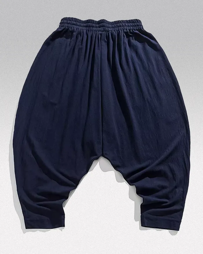 Men's linen harem pants "Kowada" - Image 7