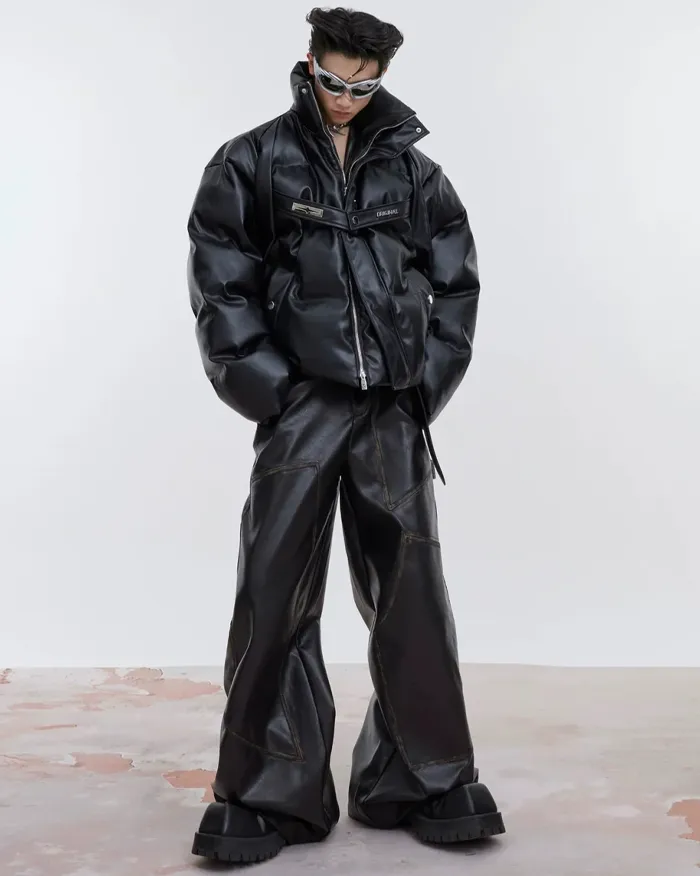 Men's pu leather jacket "Kadano" - Image 10