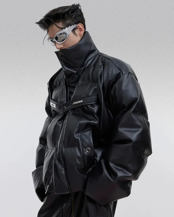 Men's pu leather jacket "Kadano" - Image 13