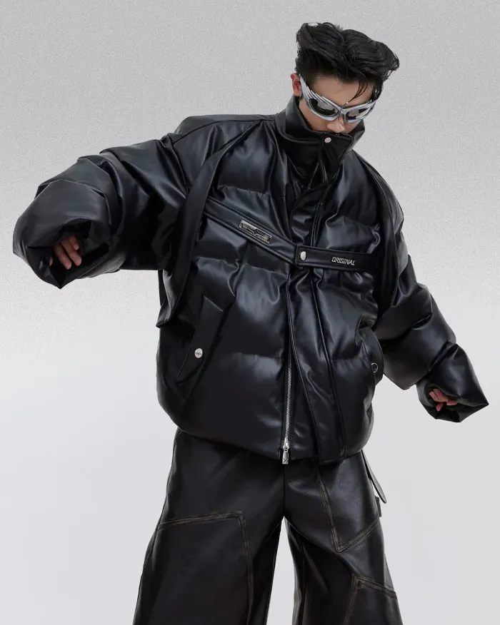 Men's pu leather jacket "Kadano" - Image 14