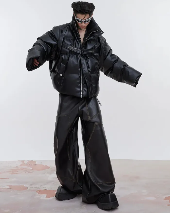 Men's pu leather jacket "Kadano" - Image 9