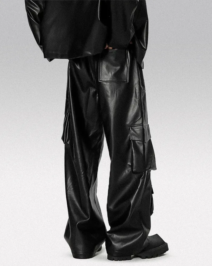 Men's pu leather pants "Kihara" - Image 2