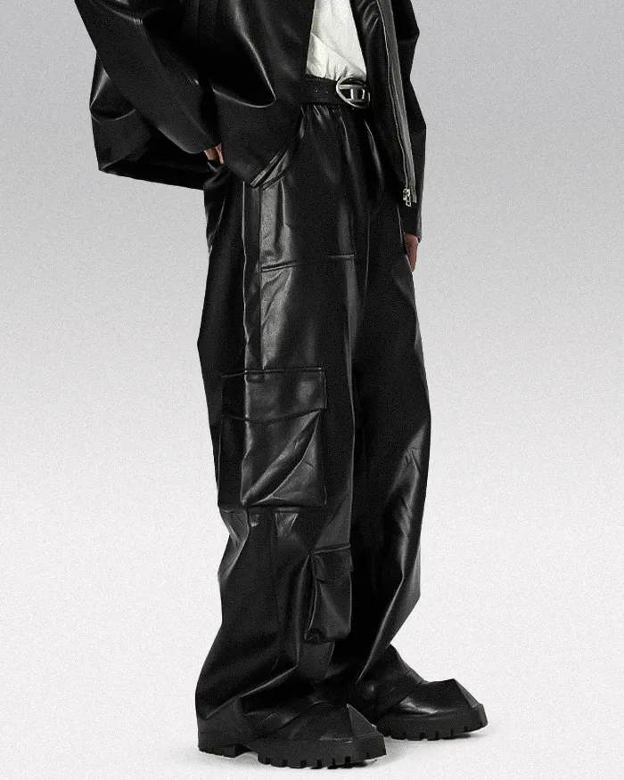 Men's pu leather pants "Kihara" - Image 5