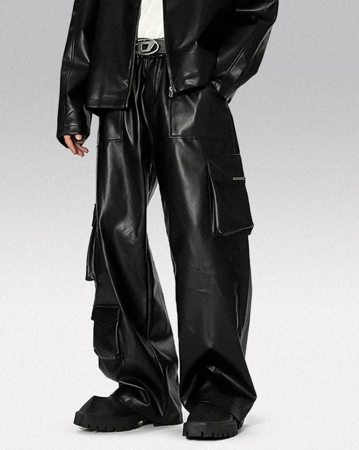 Men's pu leather pants "Kihara" - Image 7