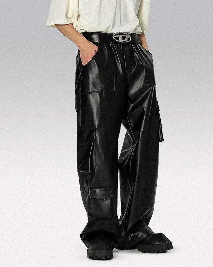 Men's pu leather pants "Kihara" - Image 8