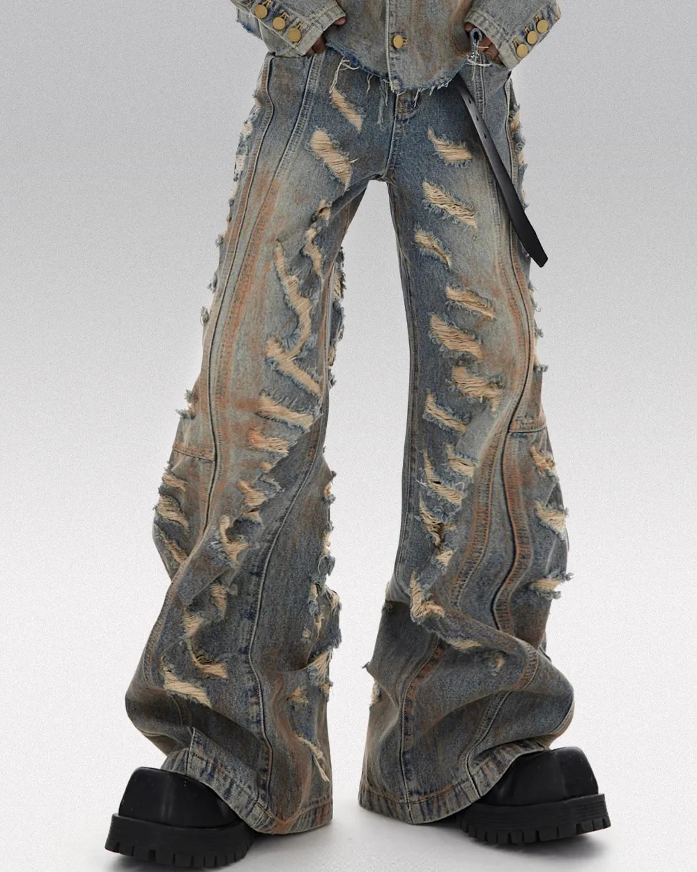 Men's ripped jeans "Amami" - Image 2