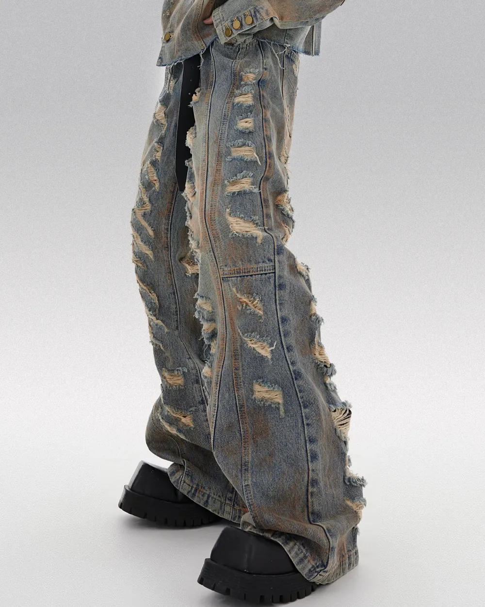 Men's ripped jeans "Amami" - Image 3
