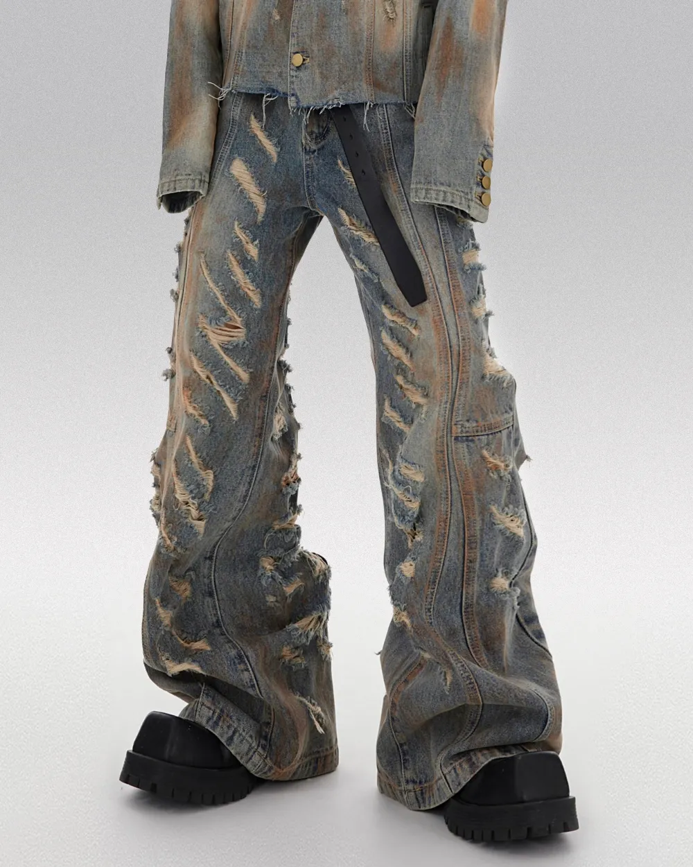 Men's ripped jeans "Amami" - Image 4