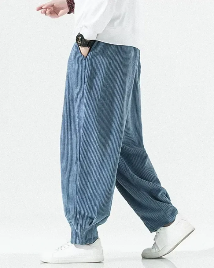 Men's wide leg corduroy pants "Hyoga" - Image 4