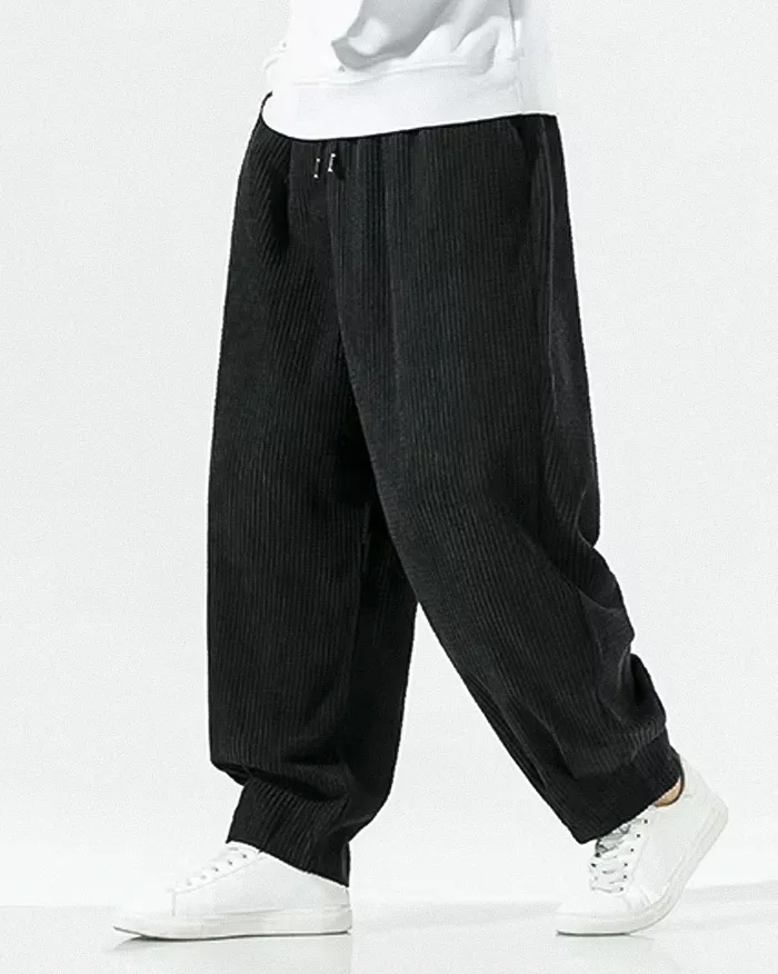 Men's wide leg corduroy pants "Hyoga" - Image 5