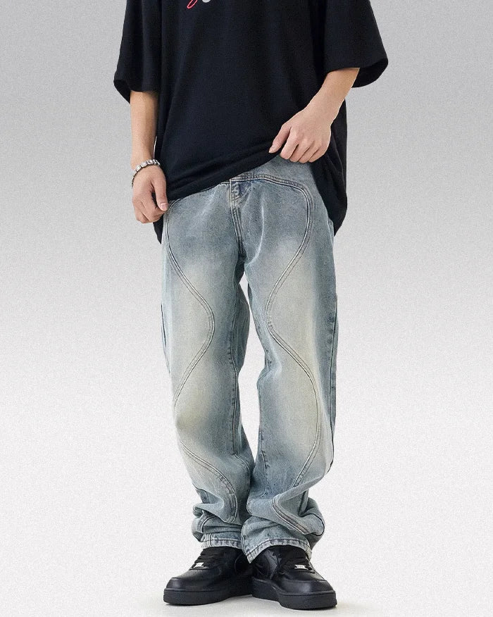 Men's Y2k baggy jeans "Kasumi" - Image 4