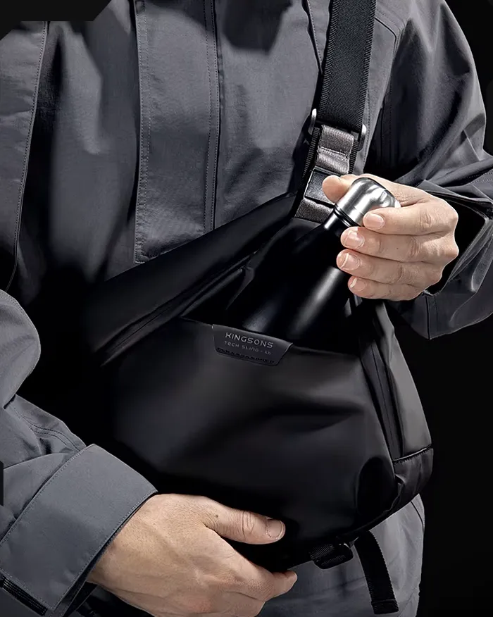 Messenger bag black "Higarashi" - Image 11