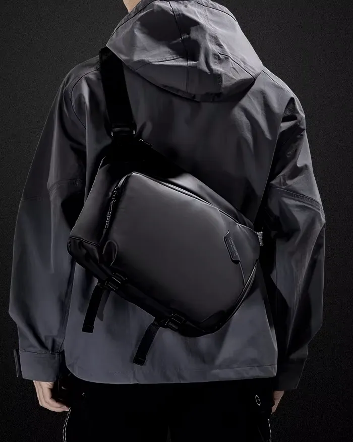 Messenger bag black "Higarashi" - Image 3