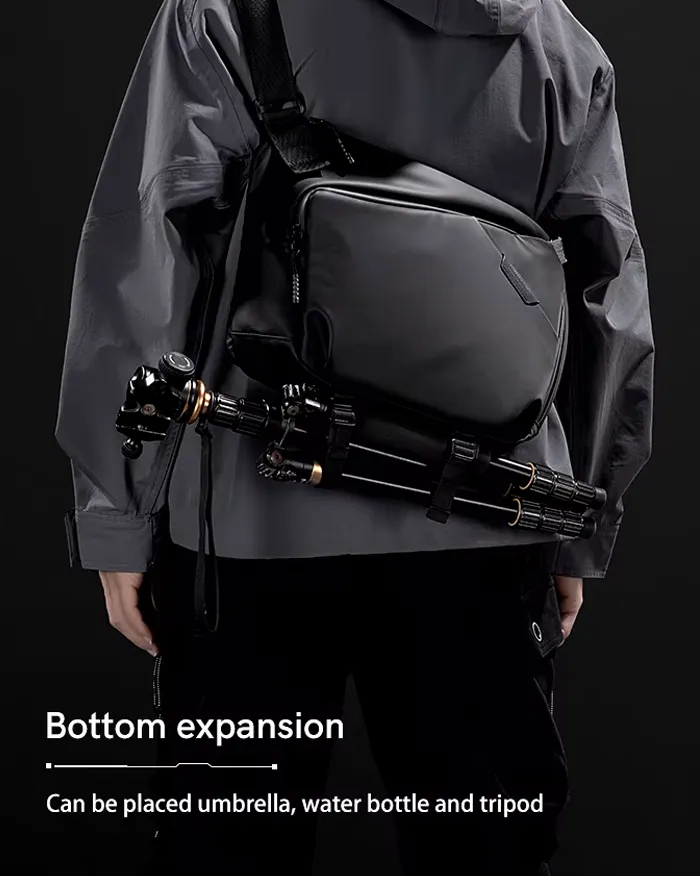 Messenger bag black "Higarashi" - Image 7