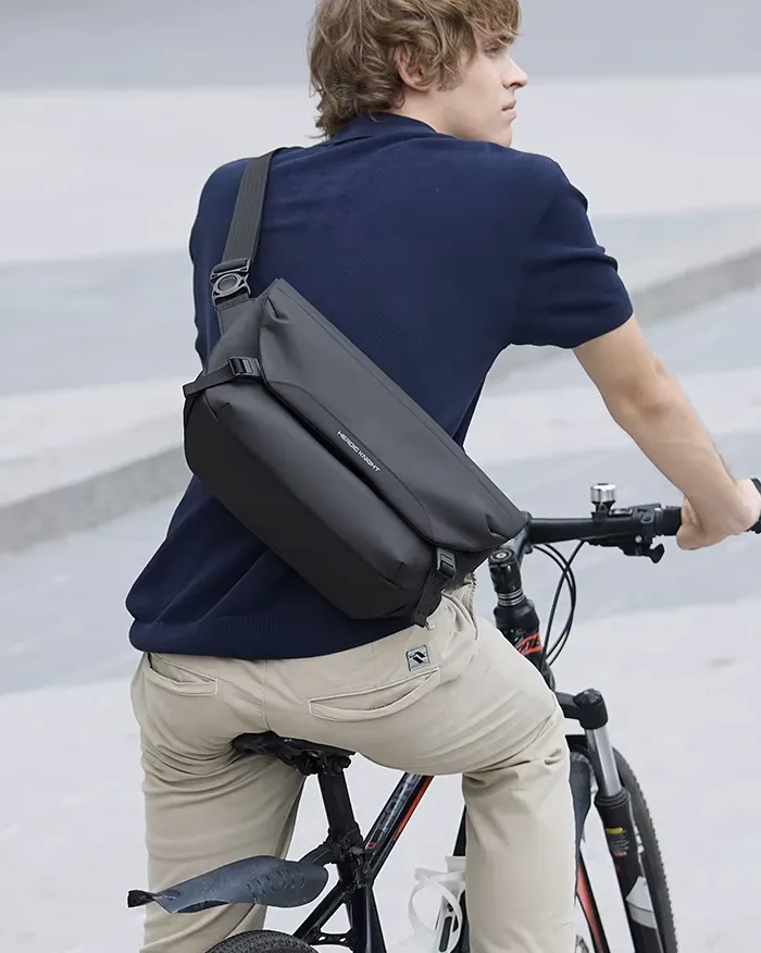 Messenger bag men black "Sukaichi" - Image 6