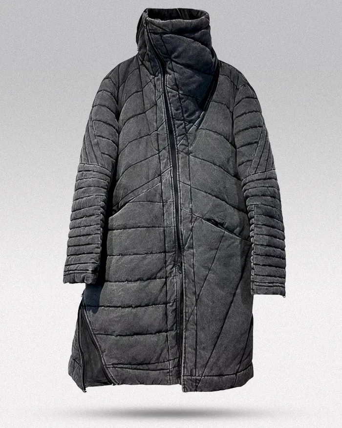 Mid Length Down Coat "Baraki" - Image 3