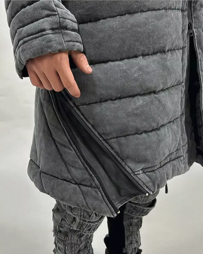 Mid Length Down Coat "Baraki" - Image 6
