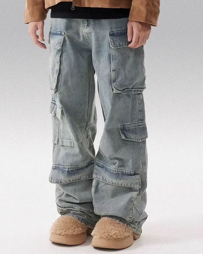 Multi pocket cargo jeans "Koji" - Image 3