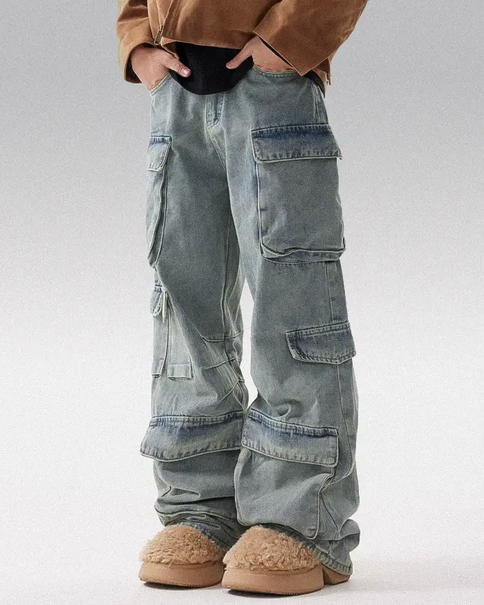 Multi pocket cargo jeans "Koji" - Image 6