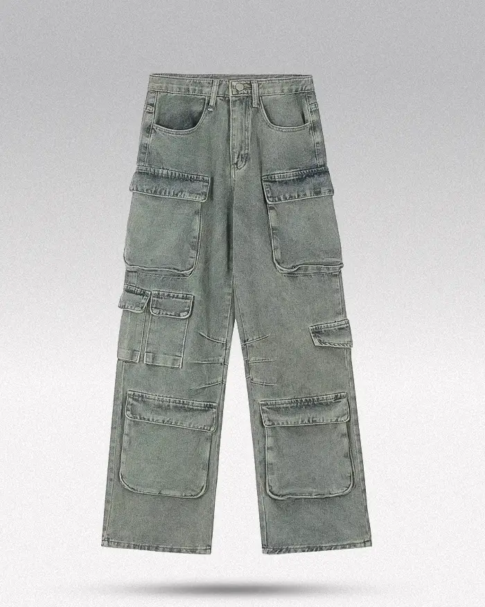 Multi pocket cargo jeans "Koji" - Image 8