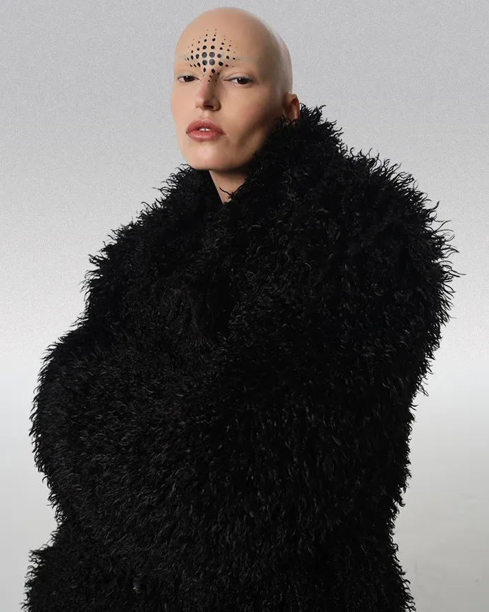 Oversized Shaggy Coat "Lozelo" - Image 5