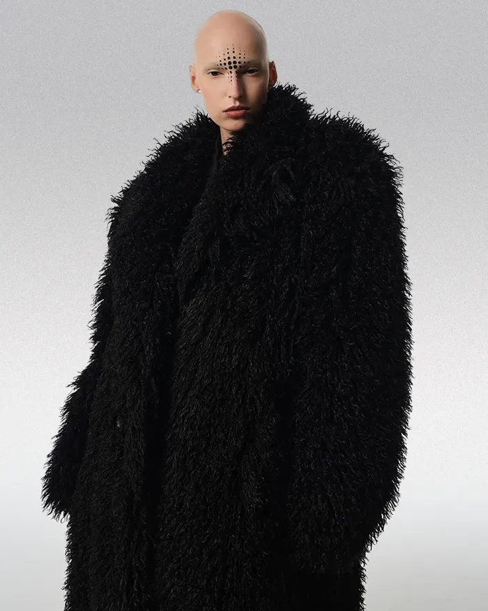 Oversized Shaggy Coat "Lozelo" - Image 6