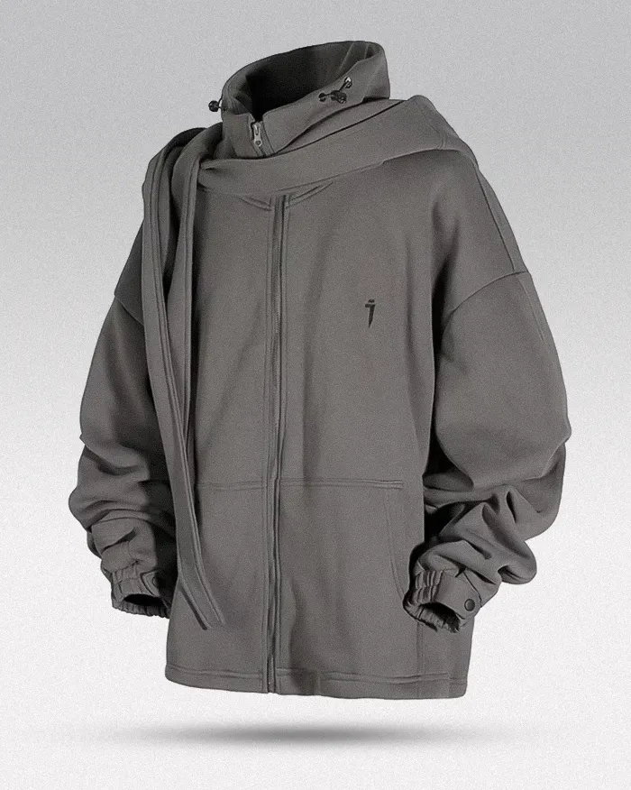 Oversized zip up hoodie "Atomi" - Image 10