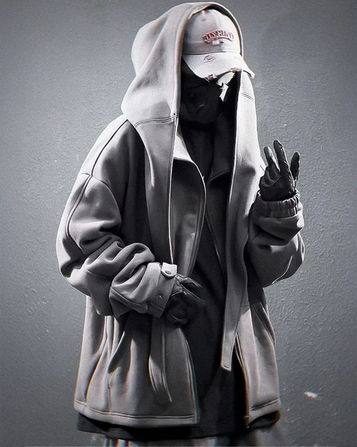 Oversized zip up hoodie "Atomi" - Image 2