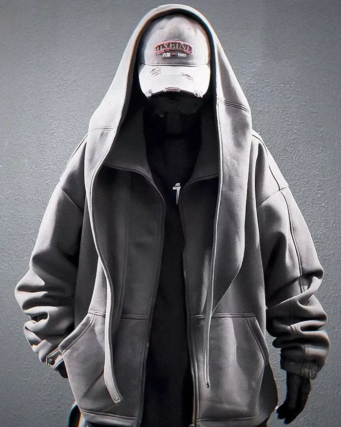 Oversized zip up hoodie "Atomi" - Image 6