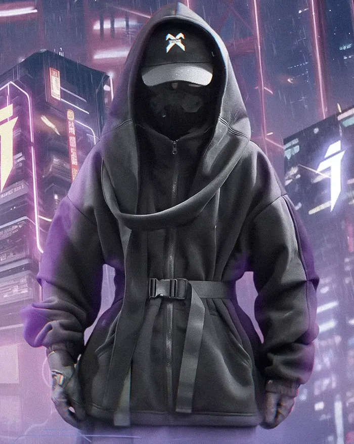 Oversized zip up hoodie "Atomi" - Image 8