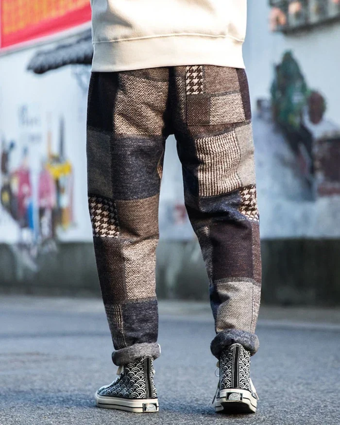 Patchwork harem pants "Tamura" - Image 3