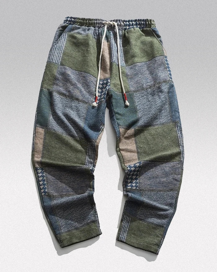 Patchwork harem pants "Tamura" - Image 5