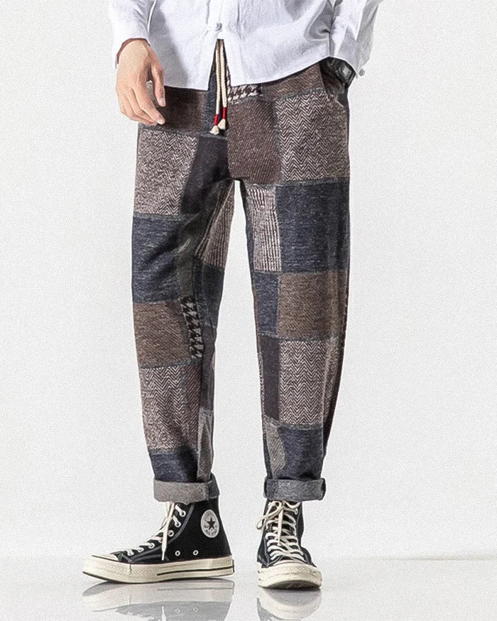 Patchwork harem pants "Tamura" - Image 7