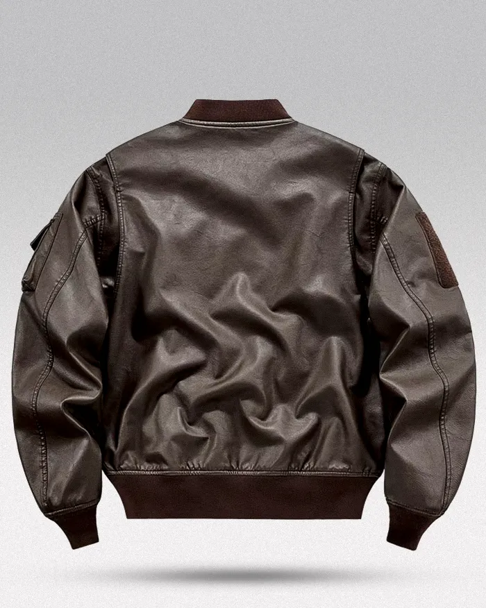 Pilot Leather Jacket "Sayuki" - Image 4