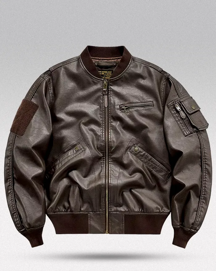 Pilot Leather Jacket "Sayuki" - Image 5