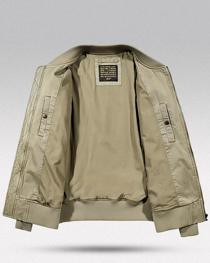 Pilot military bomber jacket "Tamizu" - Image 5