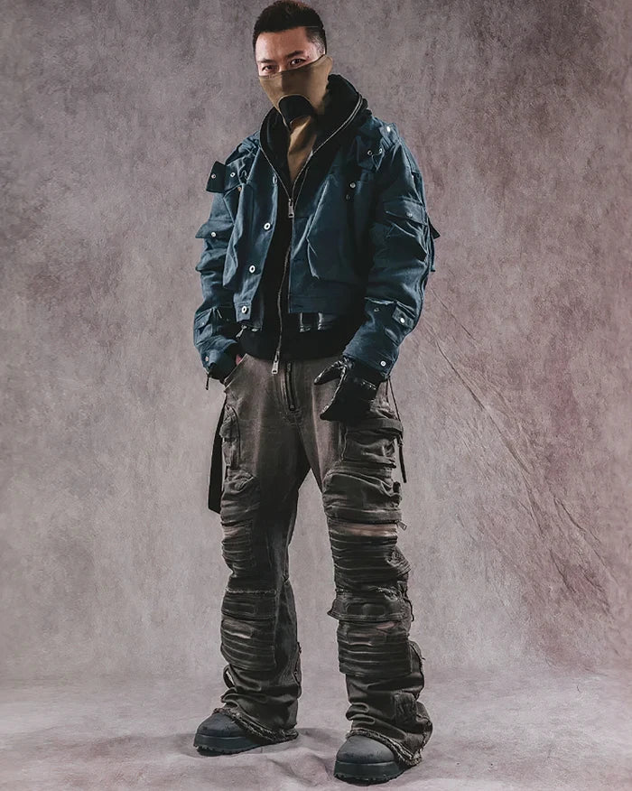 Post-apocalyptic cargo pants "Hakofu" - Image 6