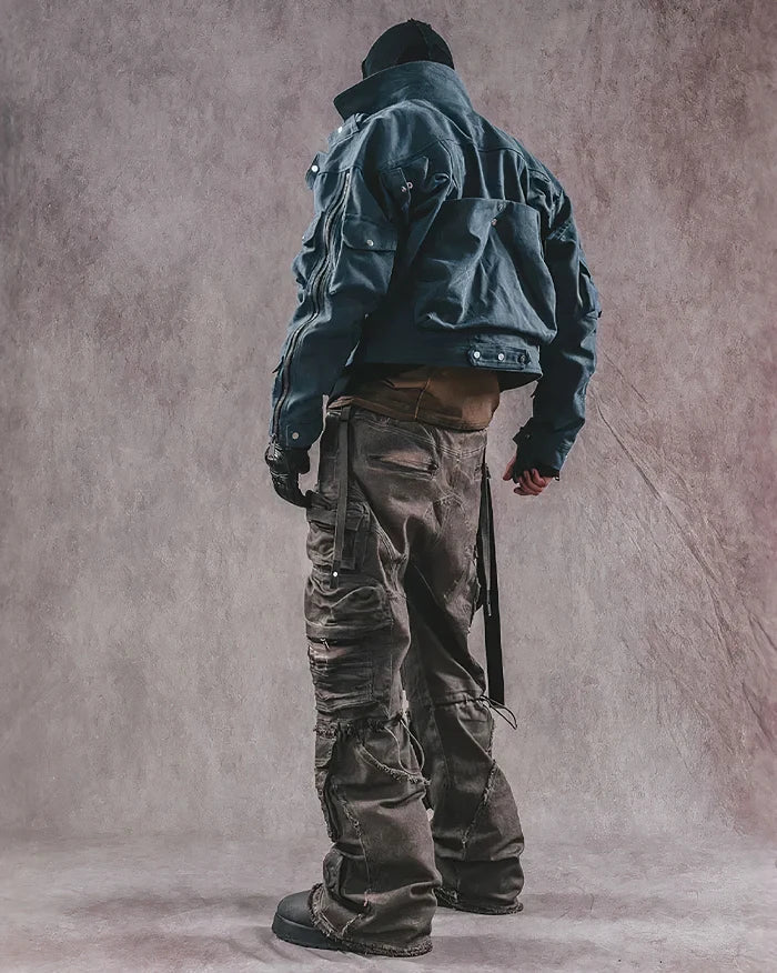 Post-apocalyptic cargo pants "Hakofu" - Image 7