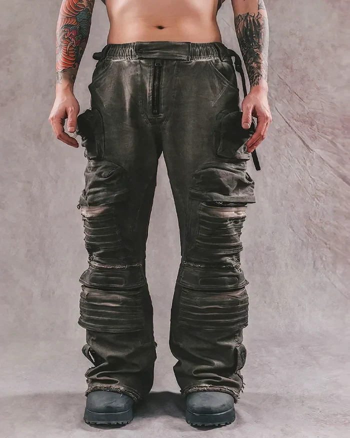 Post-apocalyptic cargo pants "Hakofu" - Image 9
