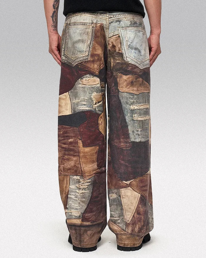 Printed jeans y2k "Zentsu" - Image 2