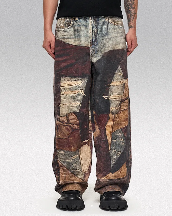 Printed jeans y2k "Zentsu" - Image 4