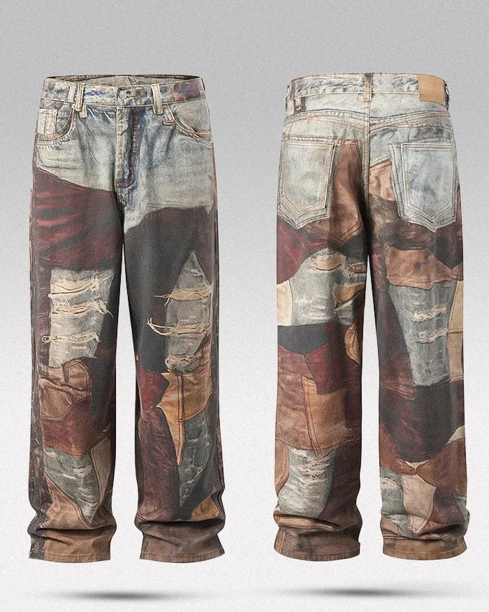 Printed jeans y2k "Zentsu" - Image 5