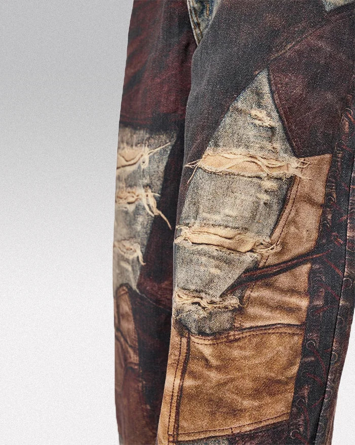 Printed jeans y2k "Zentsu" - Image 8