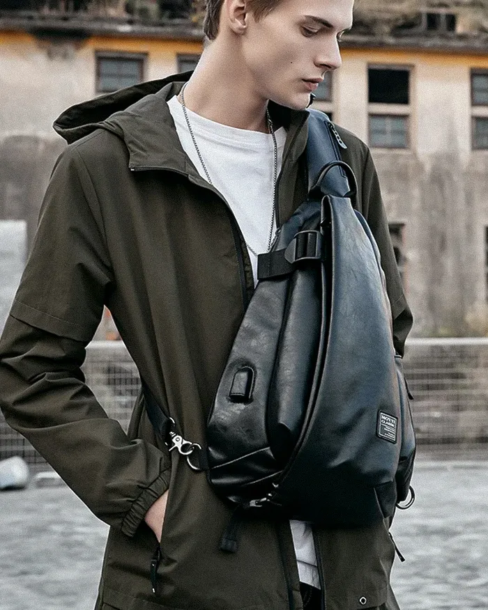 PU leather crossbody bag "Chiyama" - Image 5