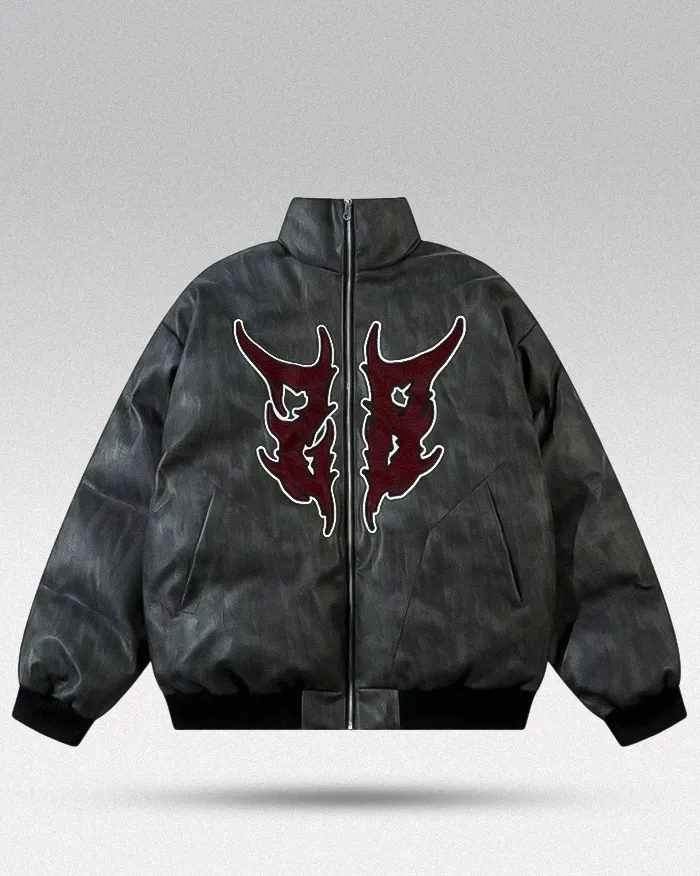 PU Leather Jacket Y2k "Maishi" - Image 3